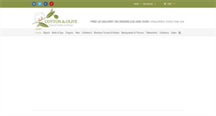 Desktop Screenshot of cottonandolive.com